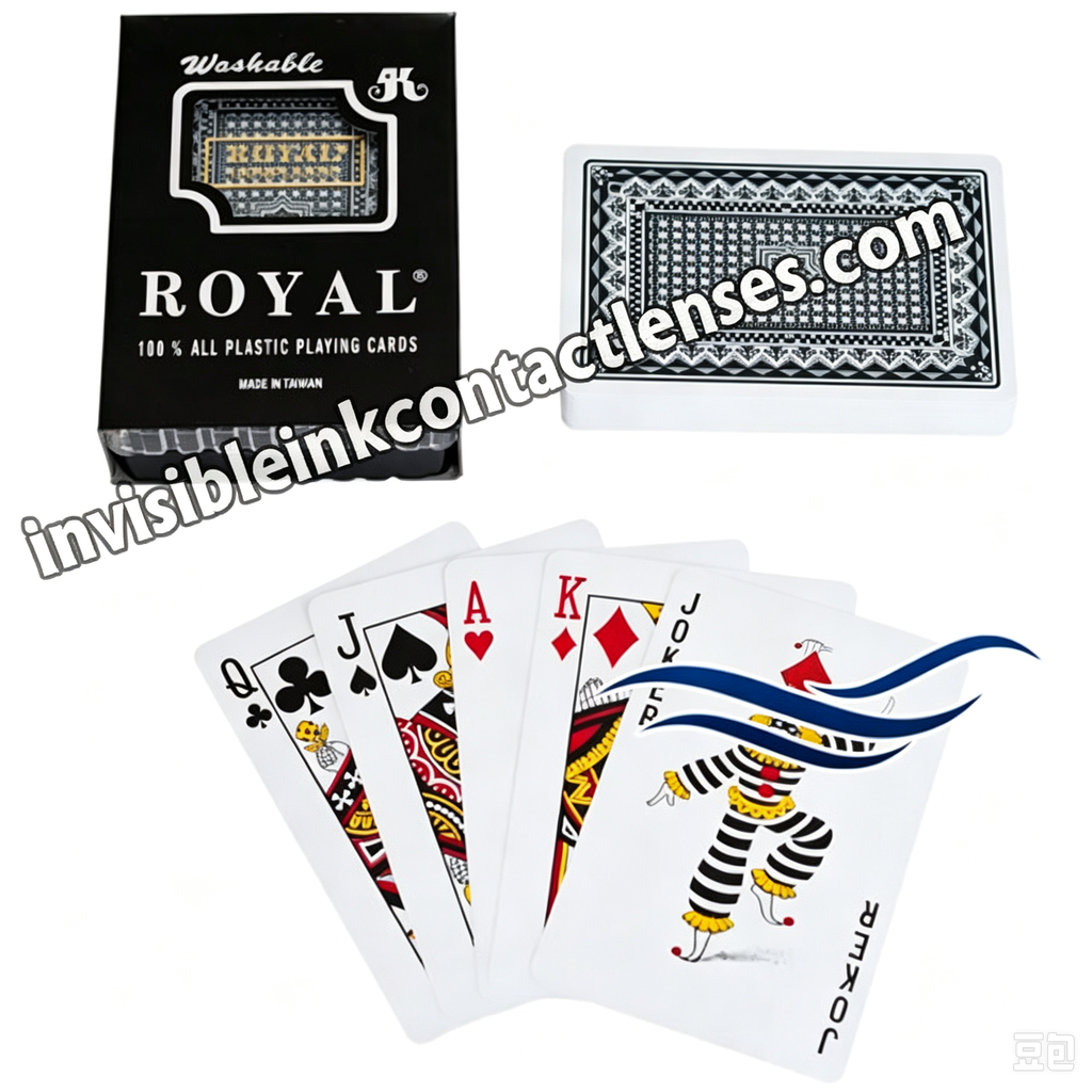 Cartas de jogar tinta invisível real