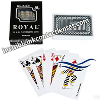 Cartas de jogar tinta invisível real