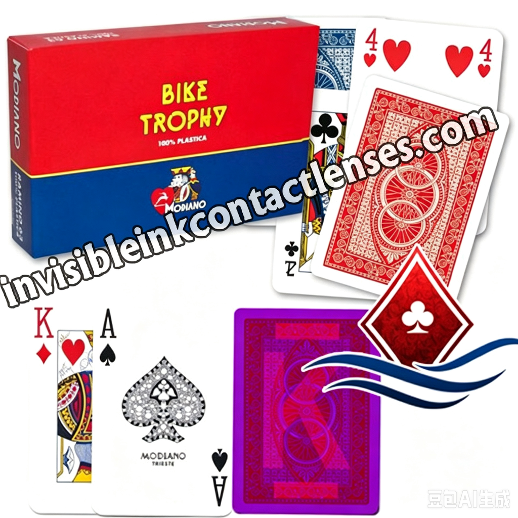 Cartas de pôquer marcadas Modiano Bike Trophy 4PIP