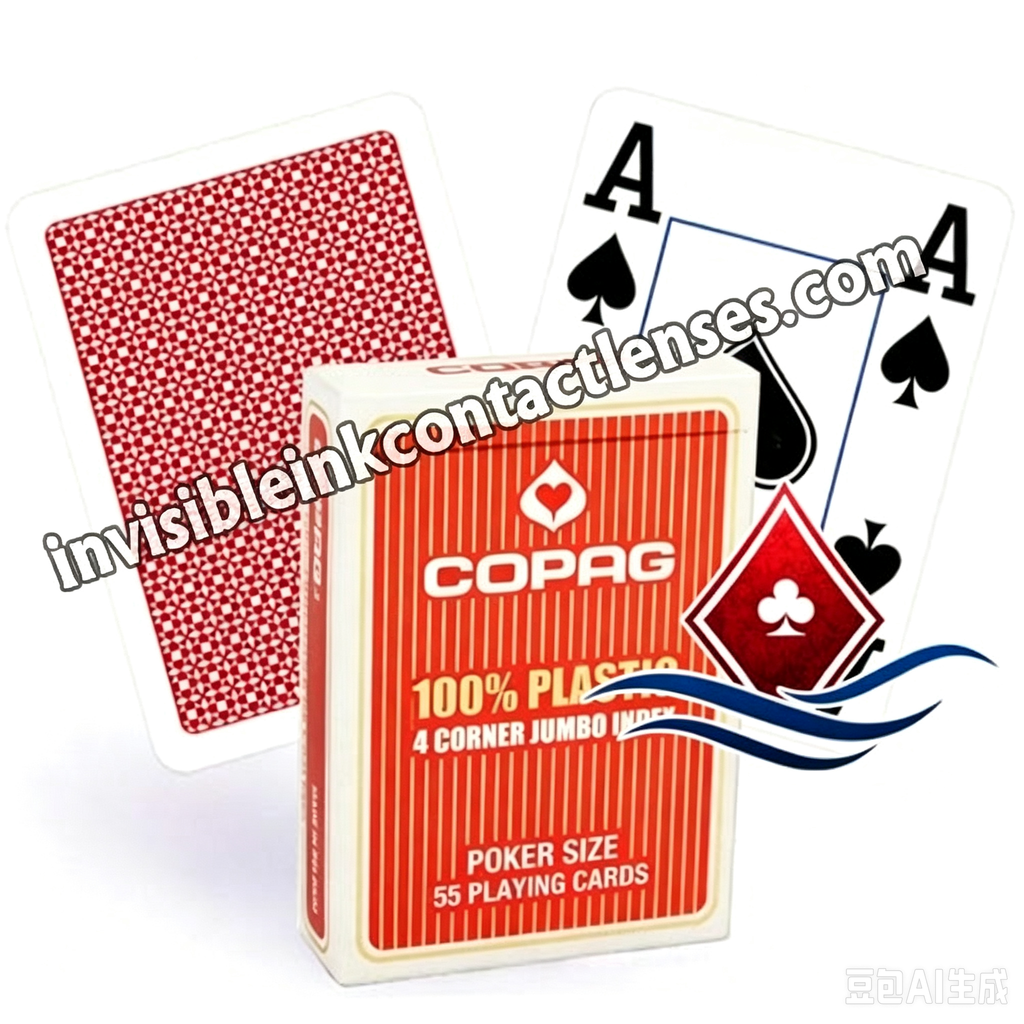 Copag Tarjetas marcadas con índice Jumbo de 4 esquinas