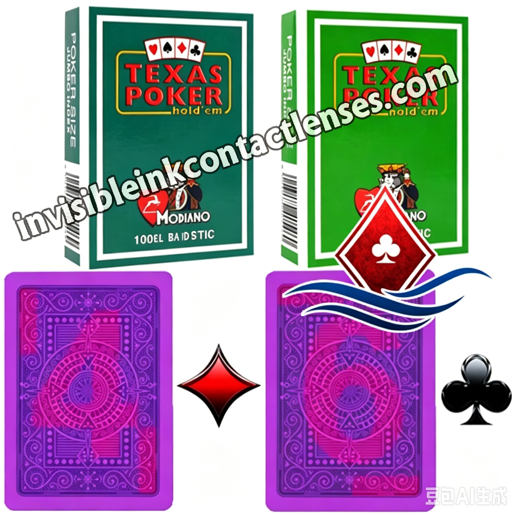 Tinta invisível Modiano Texas Holdem cartas marcadas