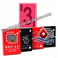 Cartas de jogar tinta invisível real