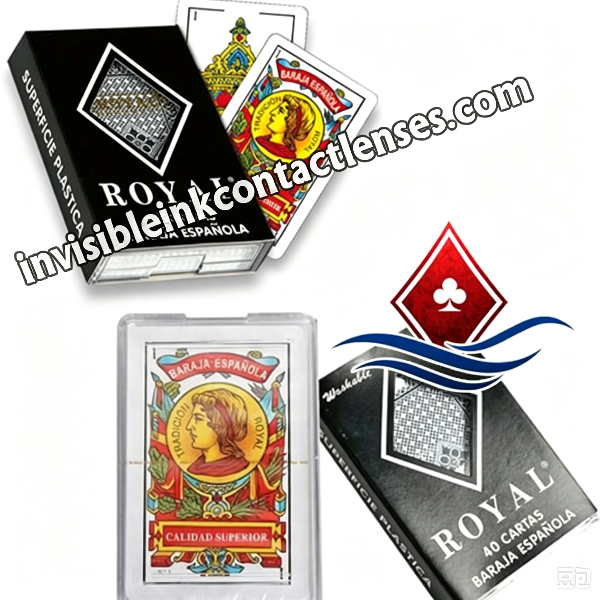 Cartas de pôquer Maverlent Royal Marked em caixa de plástico