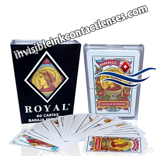 Cartas de pôquer Maverlent Royal Marked em caixa de plástico