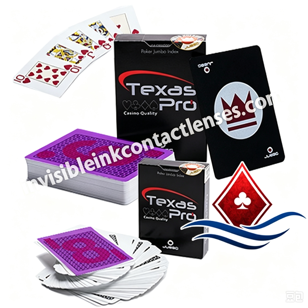 Cartas de jogar 100% plásticas JUEGO Texas Pro marcadas